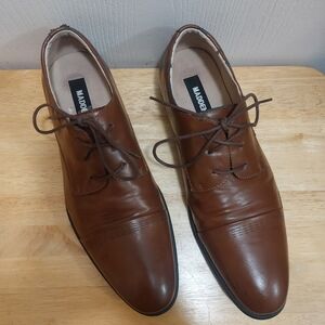 Madden Men's "M-Tomkat" Brown Laced Oxfords Dress Shoes Size 10.5